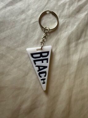 HANDMADE BEACH acrylic keychain